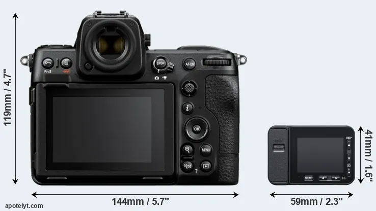 Comparison Z8 or RX0 II rear