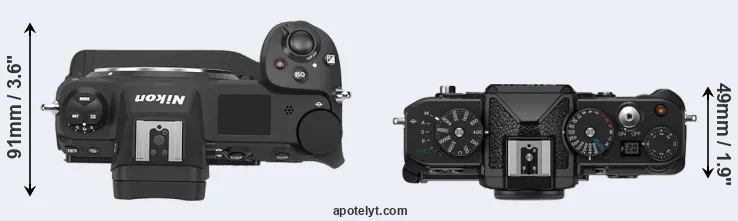 Compare Z9 versus Zf top