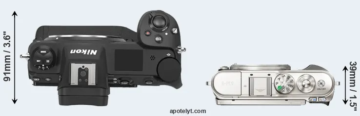 Compare Z9 versus E-PL9 top