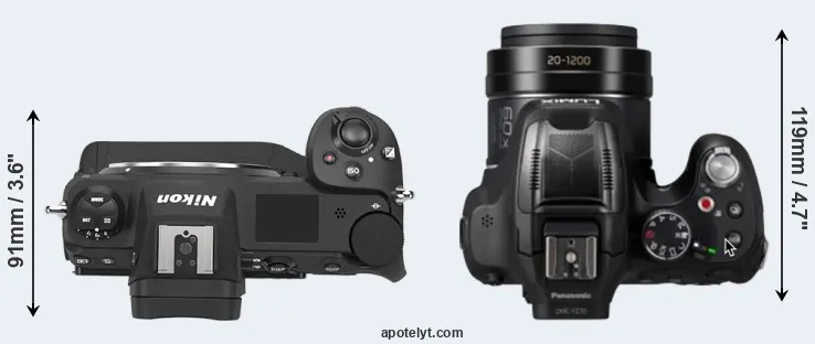 Compare Z9 versus FZ80D top
