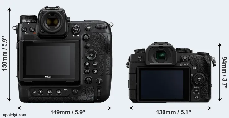 Comparison Z9 or G95 rear