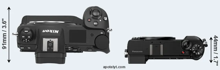 Compare Z9 versus GX80 top