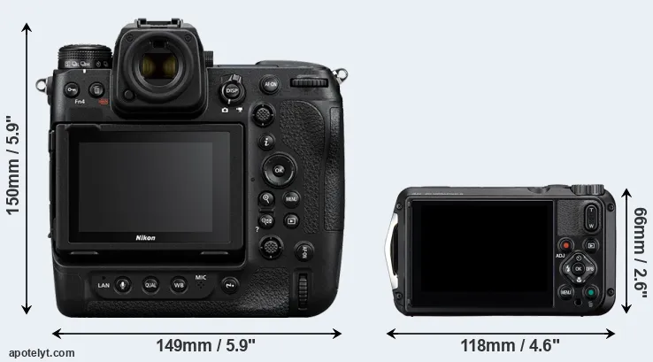 Comparison Z9 or WG-8 rear
