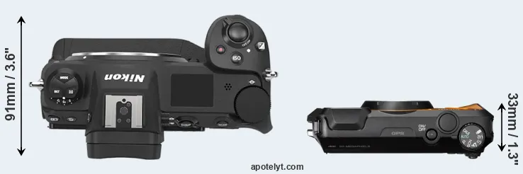 Compare Z9 versus WG-6 top