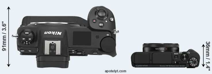 Compare Z9 versus HX99 top