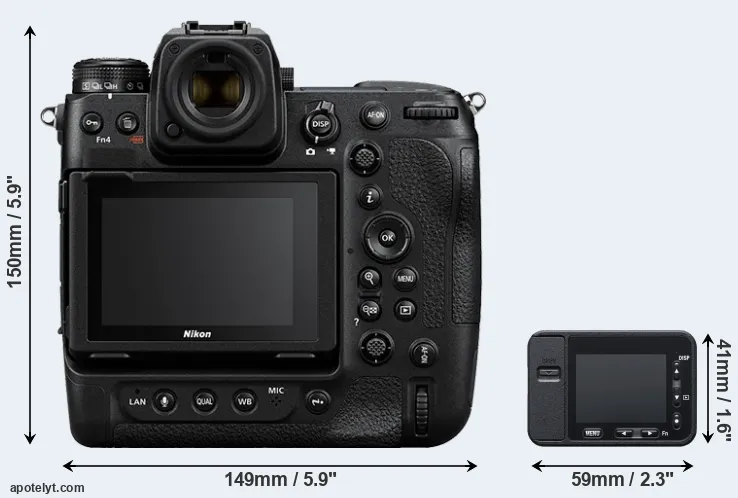 Comparison Z9 or RX0 rear