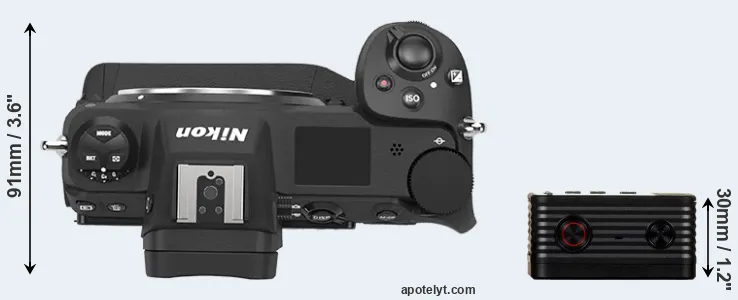 Compare Z9 versus RX0 top