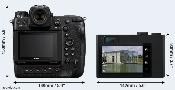 Comparison Z9 or ZX1 rear