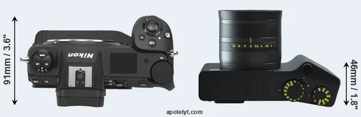 Compare Z9 versus ZX1 top