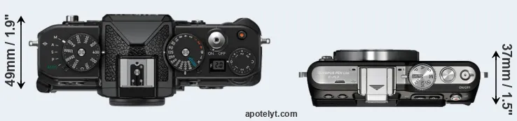 Compare Zf versus E-PL3 top