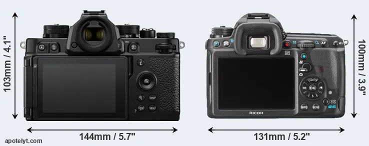 Comparison Zf or K-3 rear