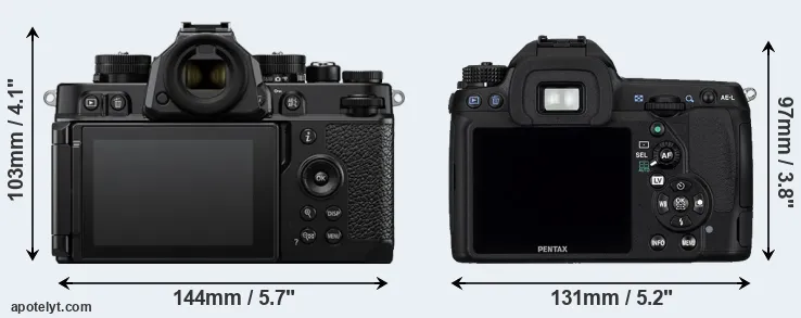 Comparison Zf or K-5 rear