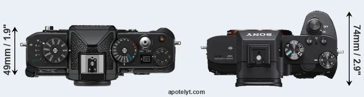 Compare Zf versus A7 III top