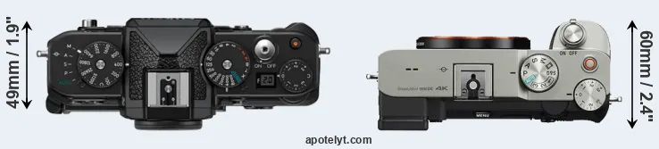 Compare Zf versus A7C top