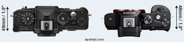 Compare Zf versus A7R top