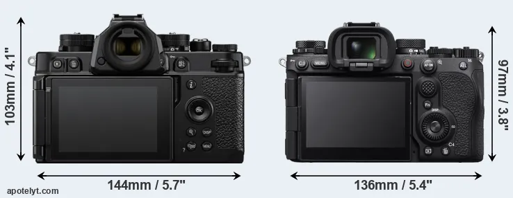 Comparison Zf or A9 III rear