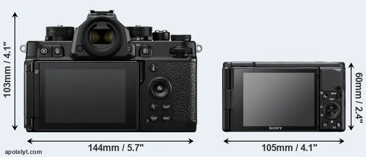 Comparison Zf or ZV-1 rear