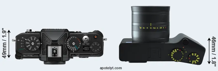 Compare Zf versus ZX1 top