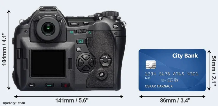 E-1 and credit card rear side
