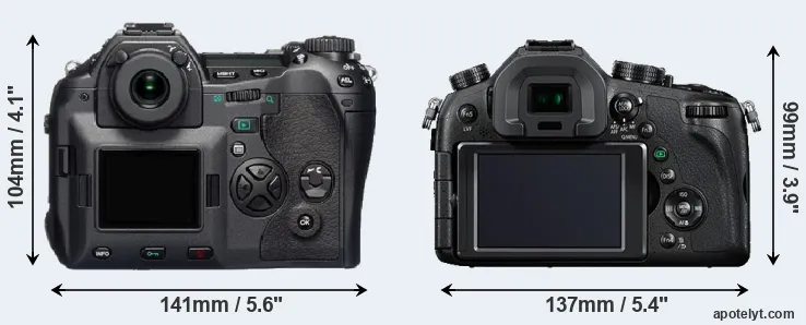 Comparison E-1 or FZ1000 rear