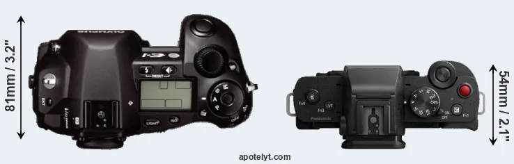 Compare E-1 versus G100 top
