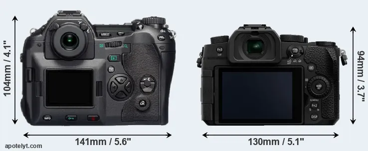 Comparison E-1 or G95 rear