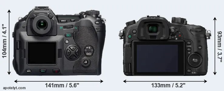Comparison E-1 or GH4 rear
