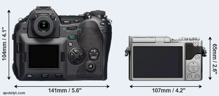 Comparison E-1 or GX850 rear