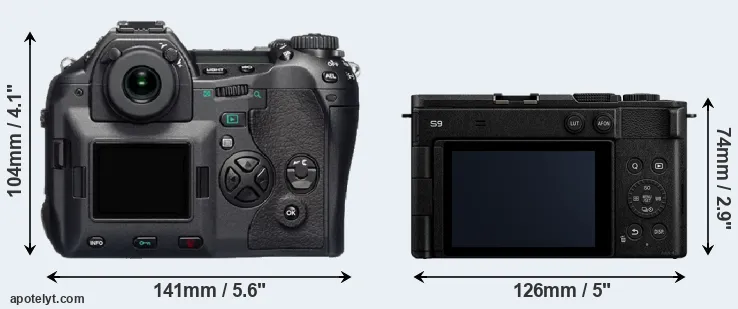Comparison E-1 or S9 rear