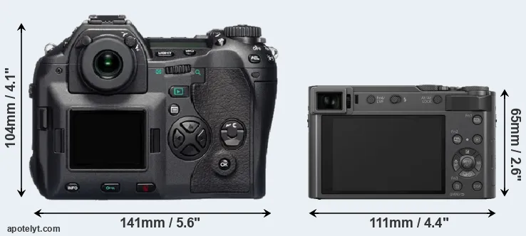 Comparison E-1 or ZS200 rear