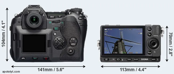 Comparison E-1 or fp rear