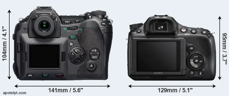 Comparison E-1 or A58 rear