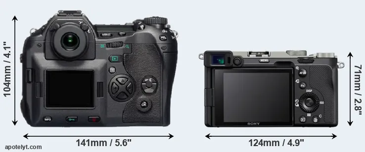 Comparison E-1 or A7C rear
