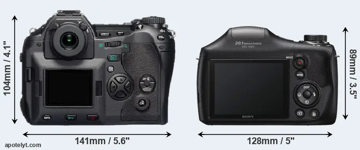 Comparison E-1 or H300 rear