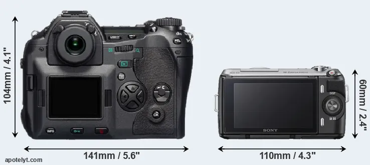 Comparison E-1 or NEX-C3 rear