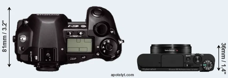 Compare E-1 versus WX800 top