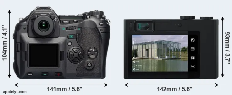 Comparison E-1 or ZX1 rear