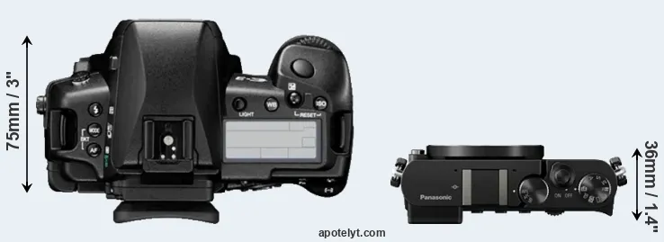 Compare E-3 versus GM5 top