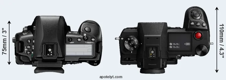Compare E-3 versus S1H top