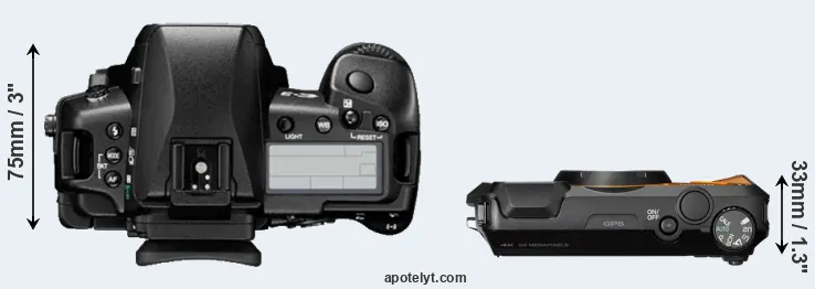 Compare E-3 versus WG-6 top