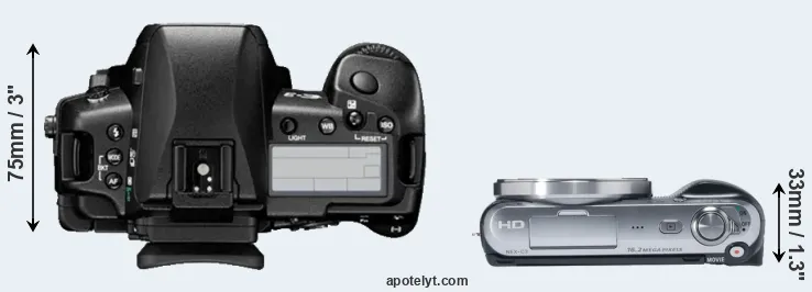 Compare E-3 versus NEX-C3 top