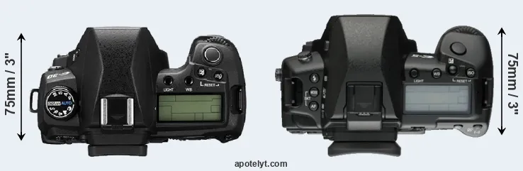 Compare E-30 versus E-5 top