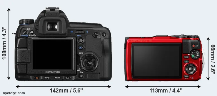 Comparison E-30 or TG-6 rear