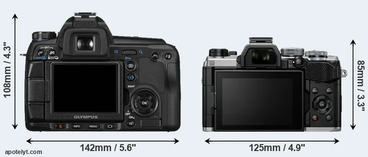 Comparison E-30 or OM-5 rear