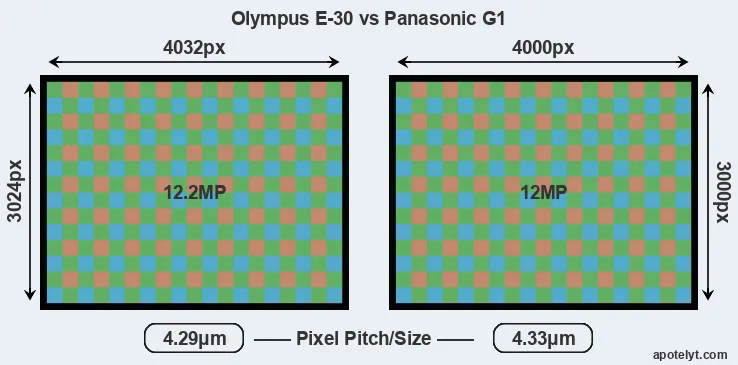 E-30 versus G1 MP