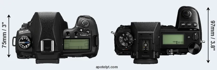 Compare E-30 versus S1R top