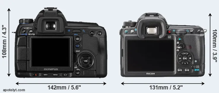 Comparison E-30 or K-3 rear
