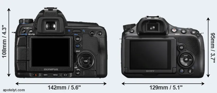 Comparison E-30 or A58 rear