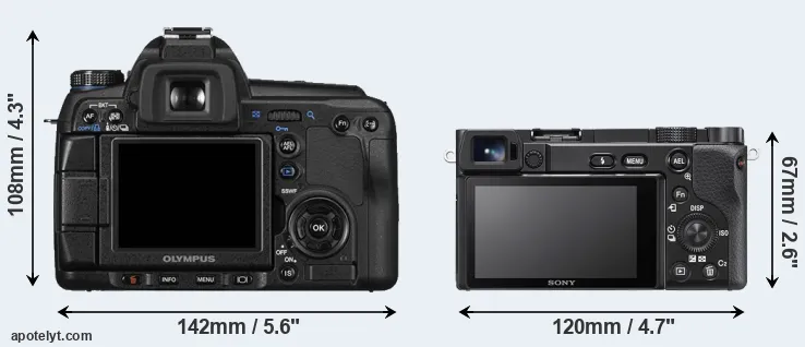 Comparison E-30 or A6100 rear