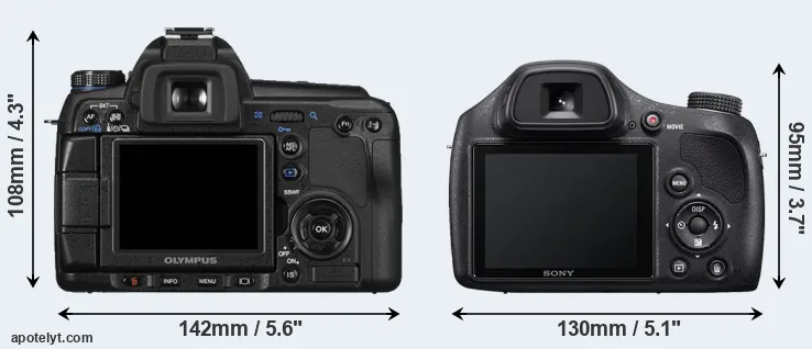 Comparison E-30 or H400 rear